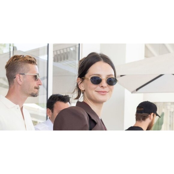 New PERSOL Ida Gold Polarised Round PO1018S 515/58 Sunglasses Women - Picture 5 of 8